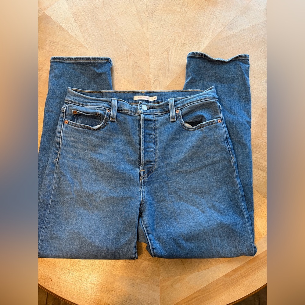 Levi's Blue Straight Leg Women's Jeans